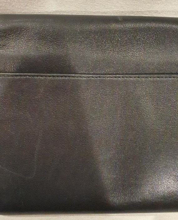Vintage elegant unisex leather travel pouch - image 4