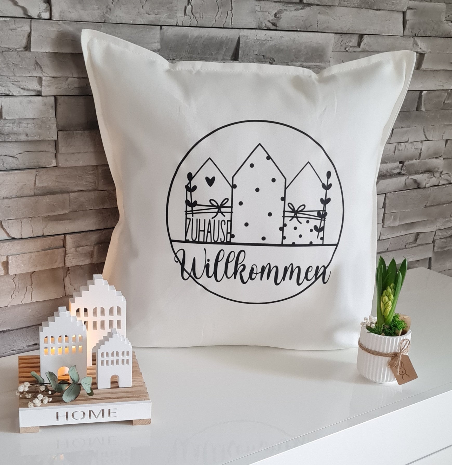 kleiner weißer tisch runder weiß Durchmesser 50cm modernes Design Janis, made in Italy Farbe:Kätzchen