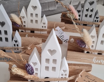 Heart Houses Set from Raysin, Raysin Houses, Light House, House Bar, Gift, Christmas, Home