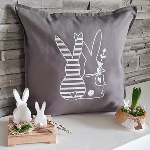 Kissenbezug Ostern, Kissenhülle, Osterdeko, Dekokissen, Osterdekoration, Geschenk, Mitbringsel, Bild 8