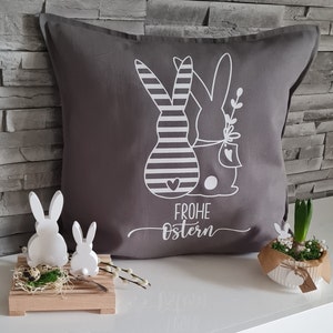 Kissenbezug Ostern, Kissenhülle, Osterdeko, Dekokissen, Osterdekoration, Geschenk, Mitbringsel, Bild 7