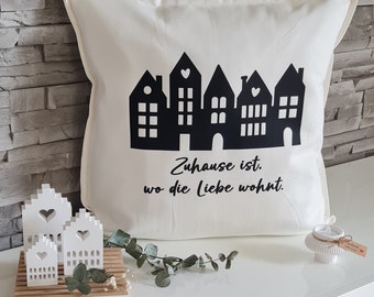 Kissenbezug, Kissenhülle Lichthäuser, Kissen Deko, Kissenbezüge, Kissenbezug zum verschenken, Geschenk, Geschenkidee, Home