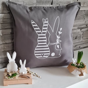 Kissenbezug Ostern, Kissenhülle, Osterdeko, Dekokissen, Osterdekoration, Geschenk, Mitbringsel, Bild 2