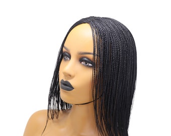 Spring Braids Twist Hair, Braided Wigs, Classic Cap Front  Senegalese Twist Hair, Spring Braided Wig 16 inch