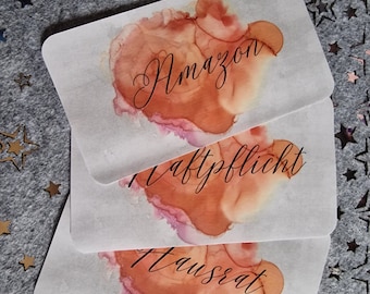 Dashboards // laminated // fits A6 binders // set for budget binders