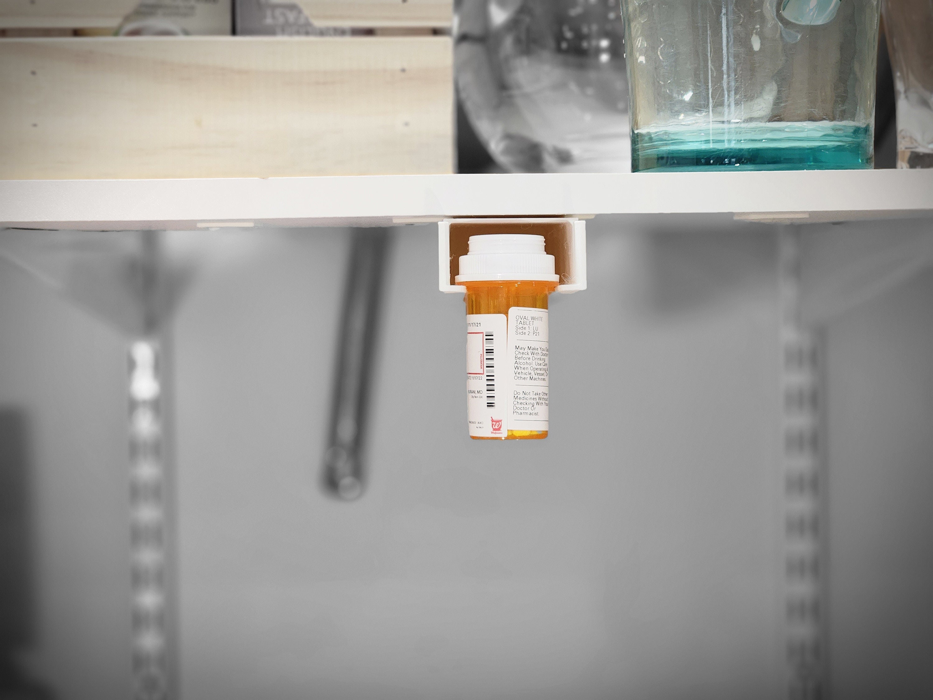 Keep Them Onsight and Organized Pill Bottle Rack/ Storage for Pill