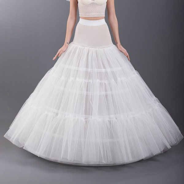 KYN ET-375,  Petticoat, Wedding dress, Elite Series, Crinoline, Bridal, Wedding dress Lingerie, Tail wedding dress, Five Hoops.