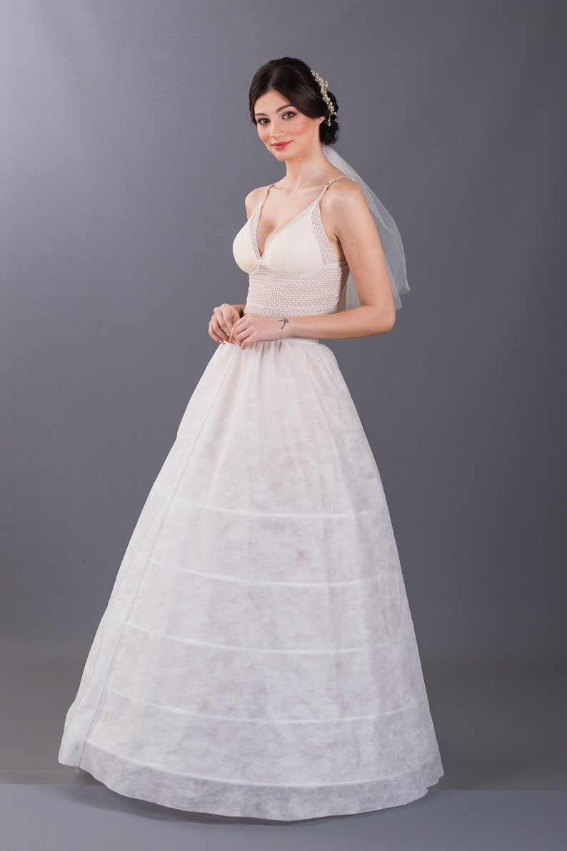 KYN NS-285, Petticoat, Wedding dress, Petticoat, Nonwoven Spunbond Series, Crinoline, Bridal, Wedding dress Lingerie, Caftan, image 3