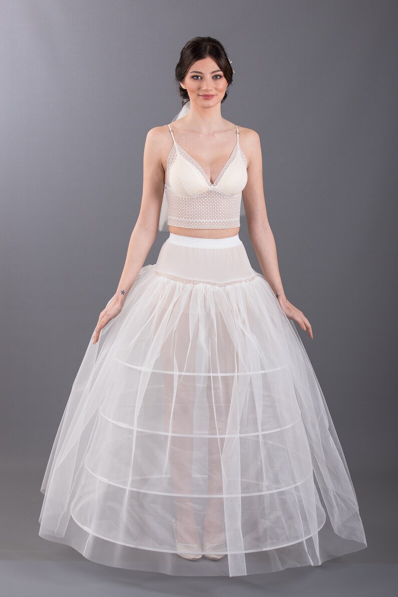 KYN LF-284, Jupon, Robe de mariée, Jupon, Série Vie, Crinoline, Nuptiale, Robe de mariée Lingerie. image 2