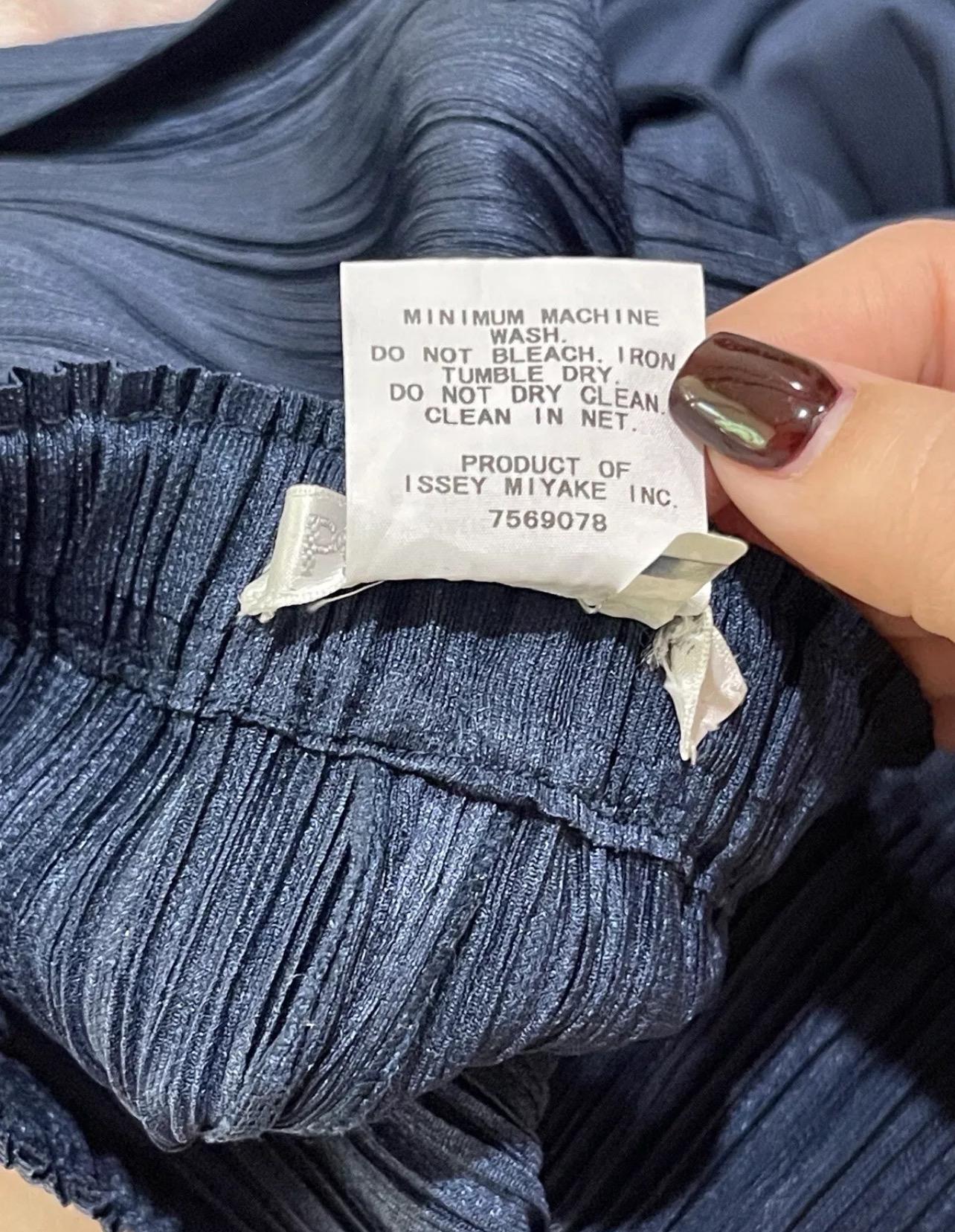 Rare!! Pleats Please Issey Miyake Fluffy Sarouel Pleated