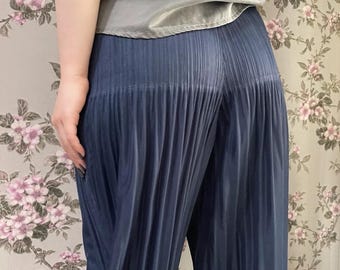 Rare!! Pleats Please Issey Miyake Fluffy Sarouel Pleated