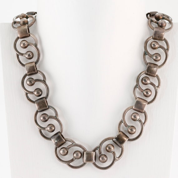 hector aguilar mexico sterling silver twisted lin… - image 1