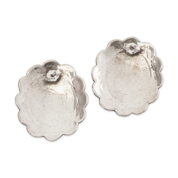native american sterling silver earrings - image 2