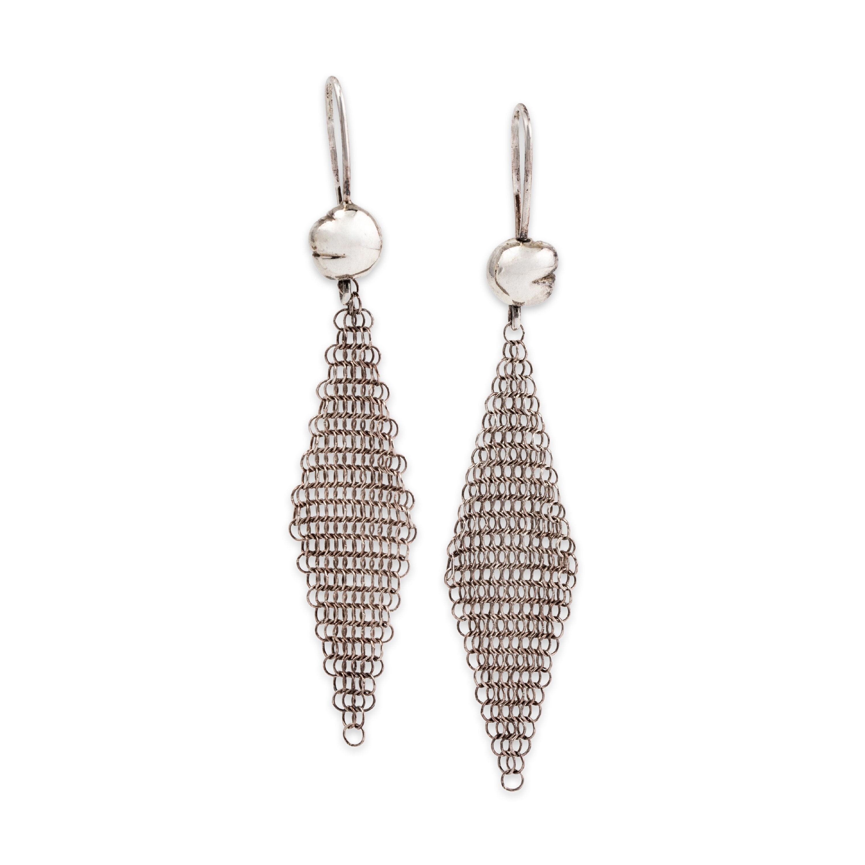 Tiffany mesh earrings deals