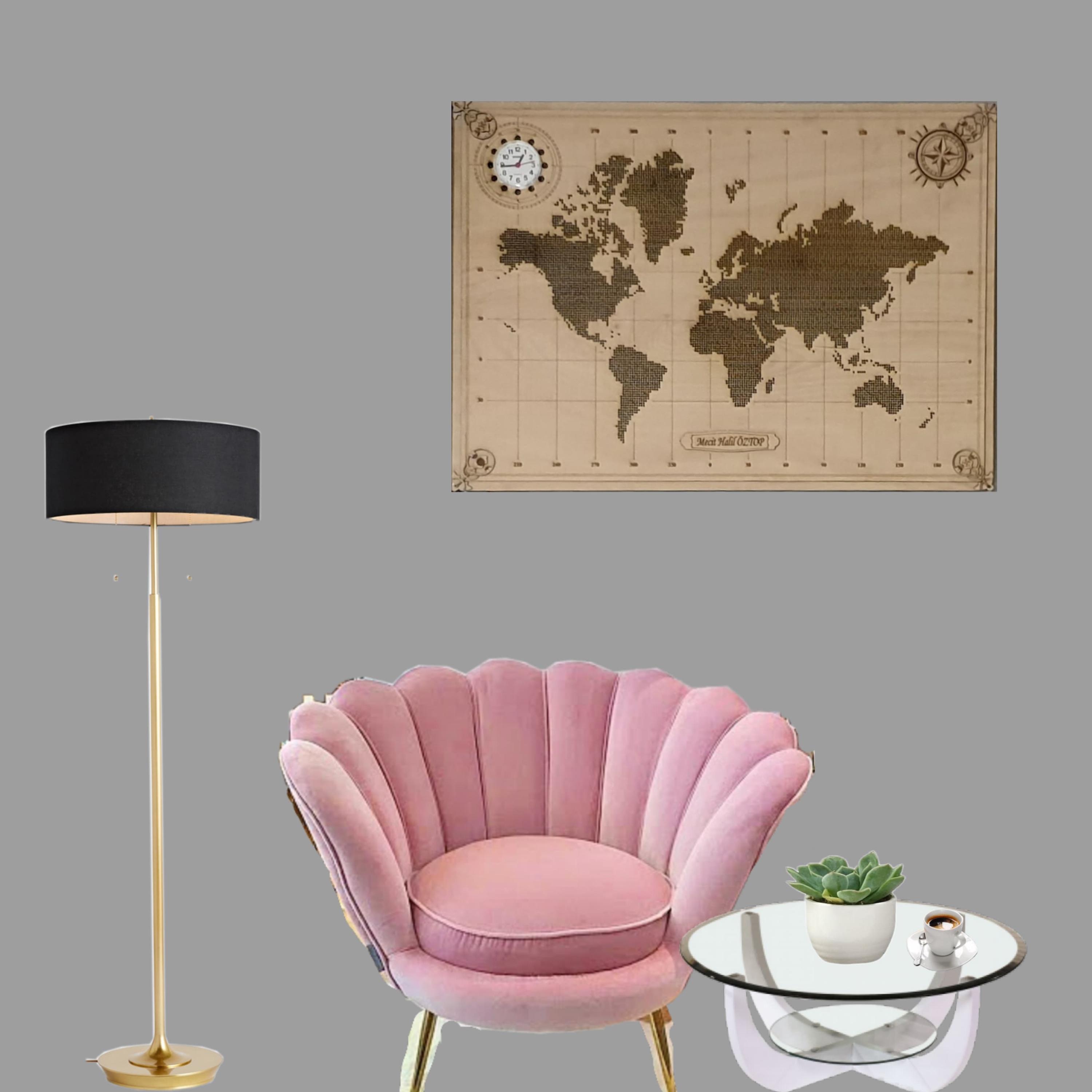 Customizable Wooden World Map With LED Lights | Wall Art Decor for ...