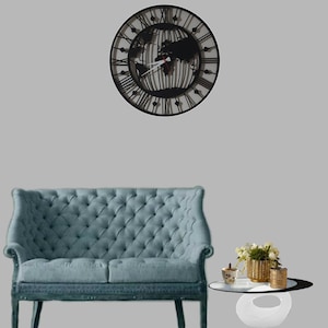 Weltkarte Uhr, Karte Holz Wanduhr, Große Welt Wanduhr, Moderne Wanduhr, Kamin Wanduhr, Geschenk für Sie
