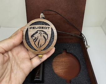 Personalized Wooden Car Air Freshener, Air Freshener, Eco-Friendly Essential Oil Freshener, Car Lover Gift, Father's Day Gift