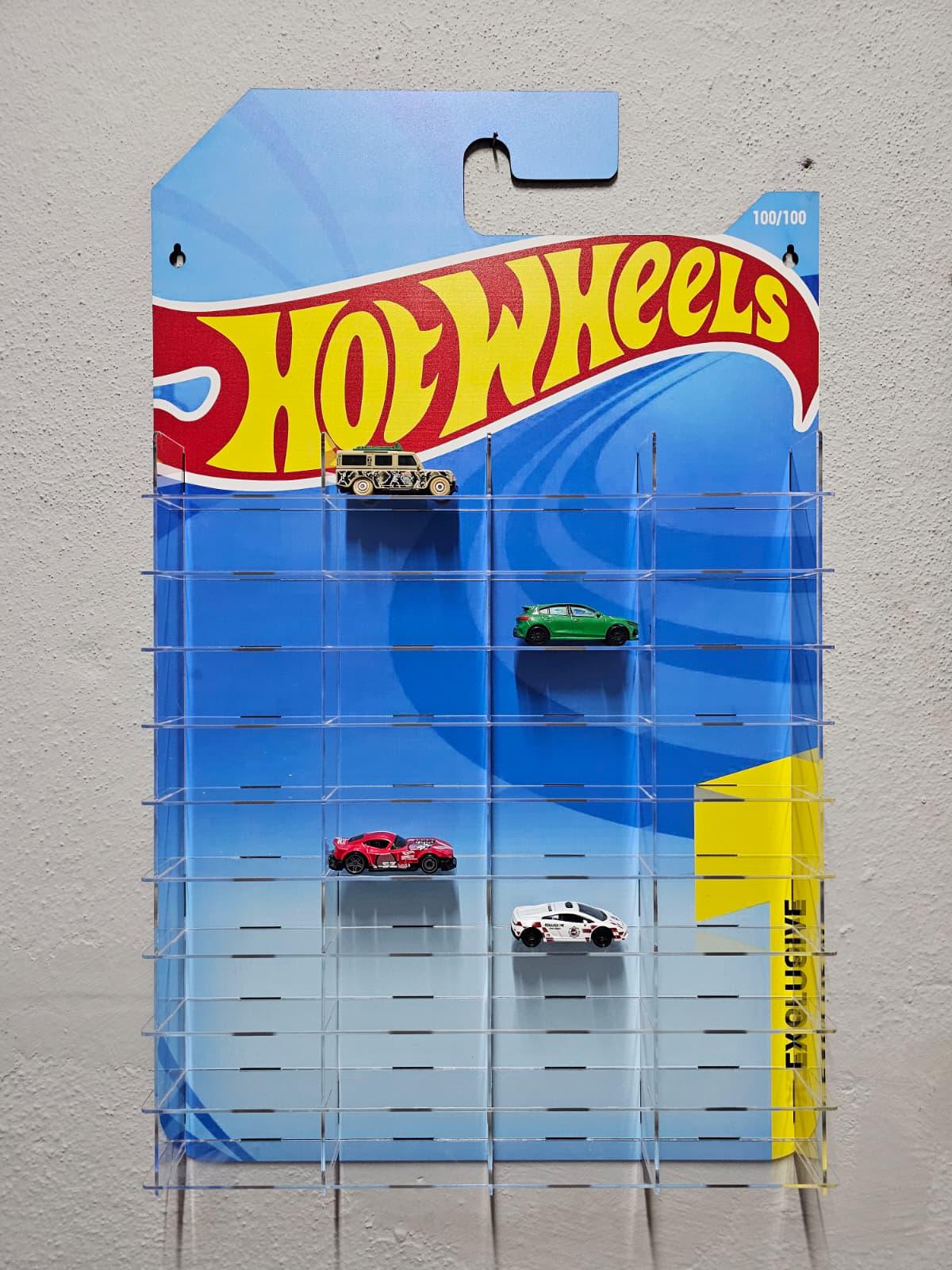 hot wheels display case for carded cars Vertical Display Stand for 1:64 scale Hot Wheels cars