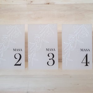 Wedding Table Numbers,Frosted Table Number Sign with Stand,Acrylic Table Sign Table Names,Wedding Table Decor,Wedding Decor,Party Decor