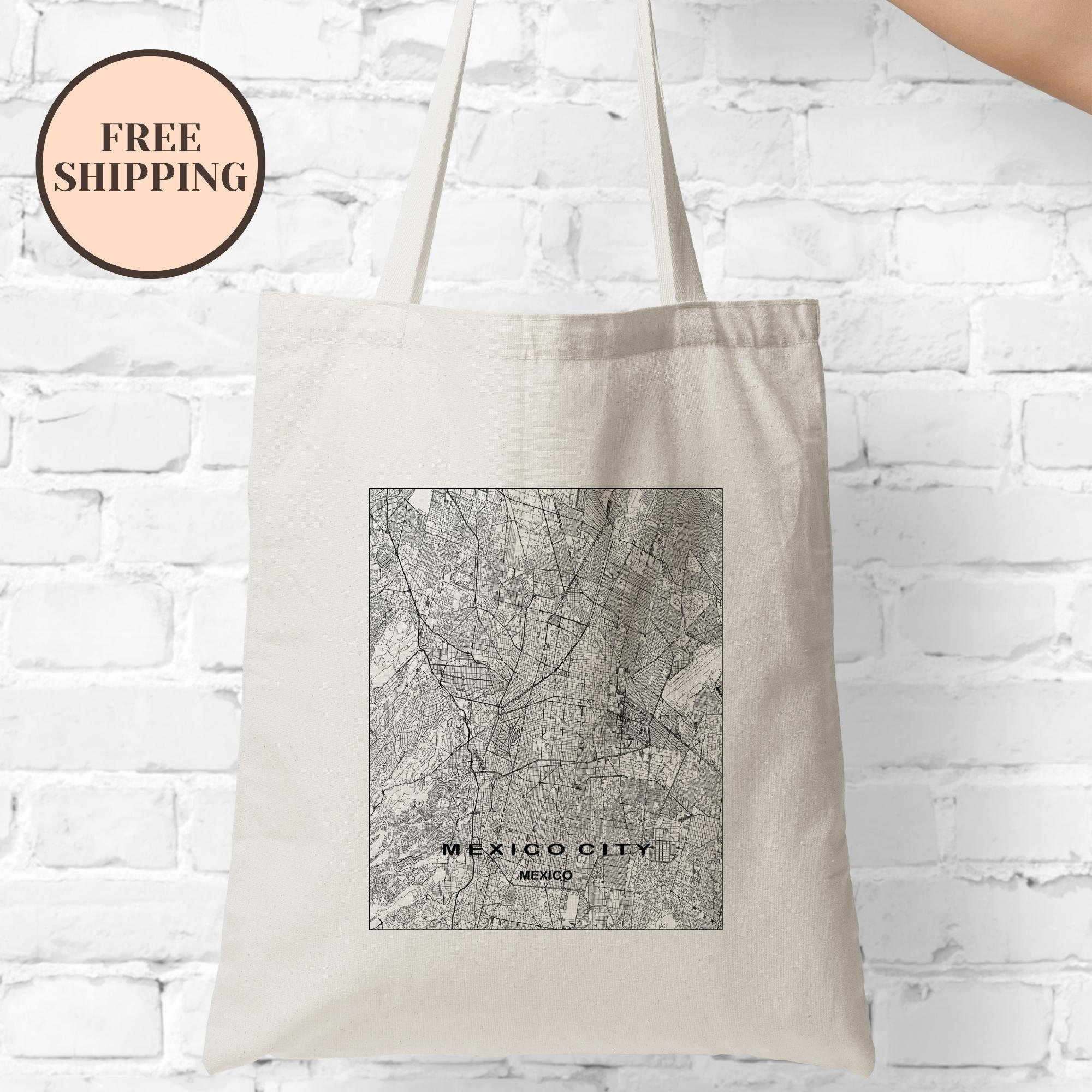 Houston Map Tote Bag - Texas Map Tote Bag 15x15