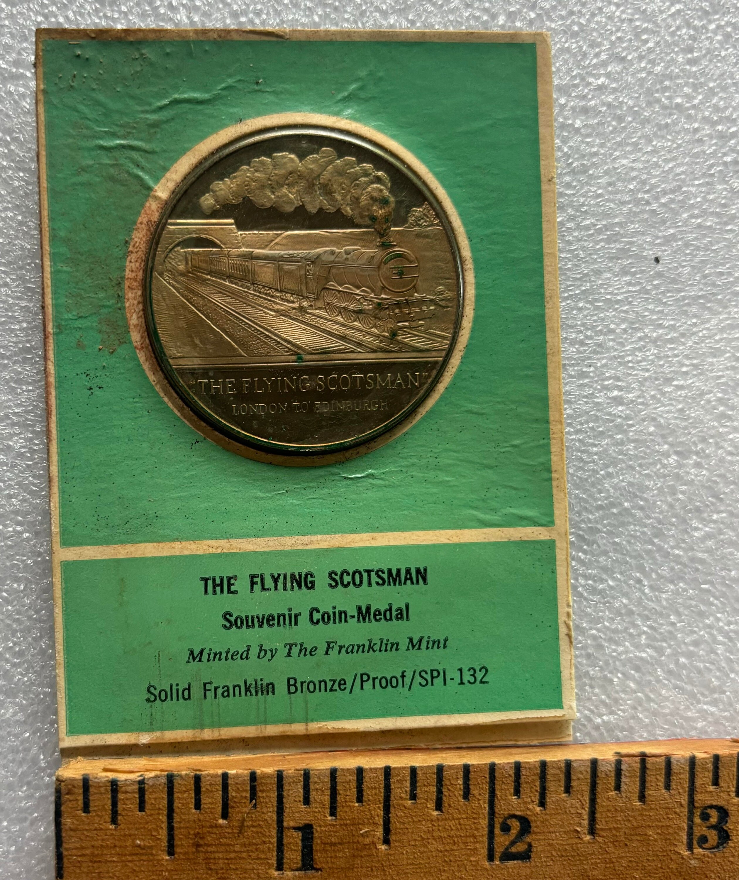 Coin 1969, THE FLYING SCOTSMAN, London to Edinburgh, Coins, Steam ...