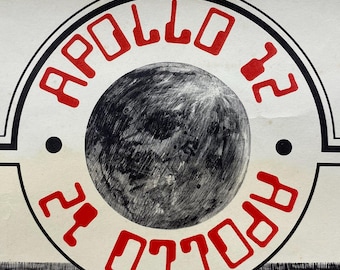 Space 1969 Apollo 12 Rare Poster NASA, Space, MCC, Ford, Philco, Advertising Artwork, Rocketship, Spaceship, Rare,  Astronauts, Spaceship