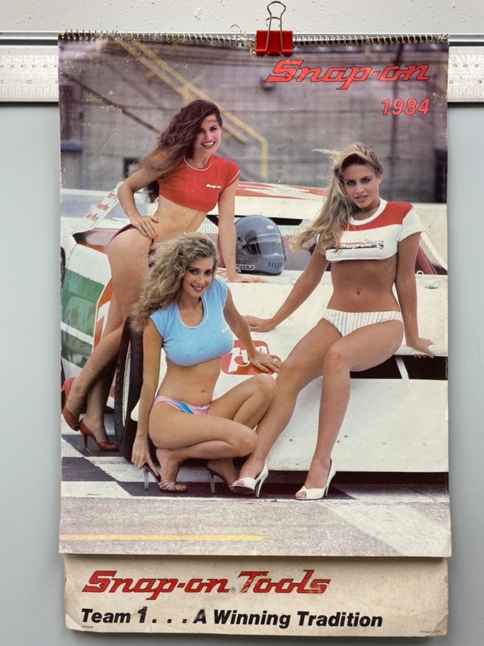1984 SNAPON Tools Pin up Collectors Edition Calendar Ladies Etsy