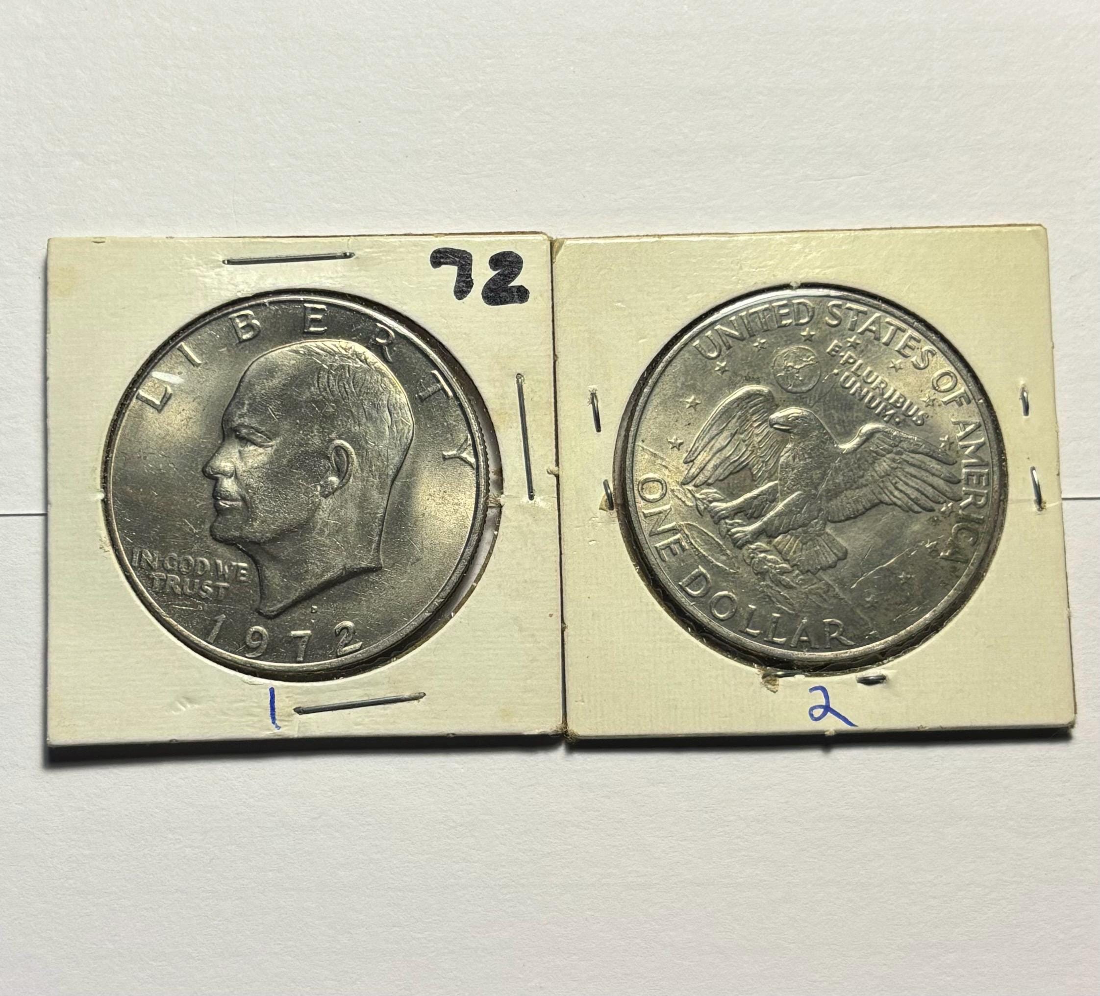 1972 Liberty Dollar Coin - Etsy