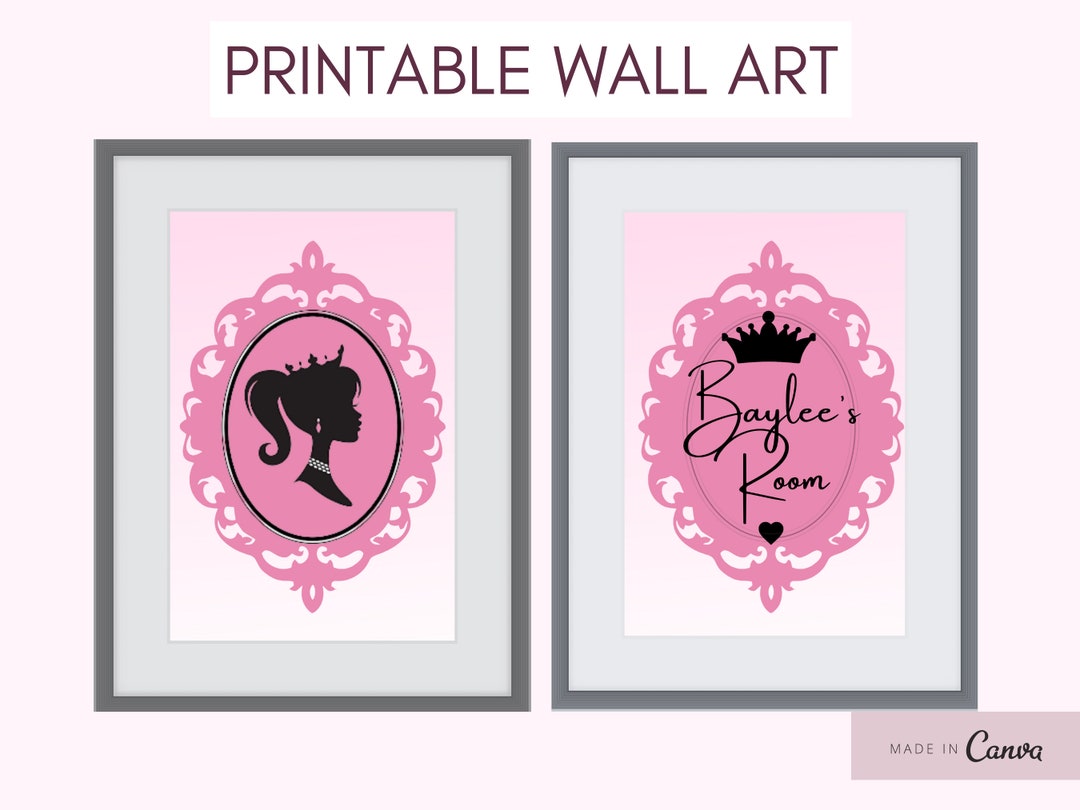 Girls Wall Art Girls Bedroom Wall Art Printable Wall Art Etsy