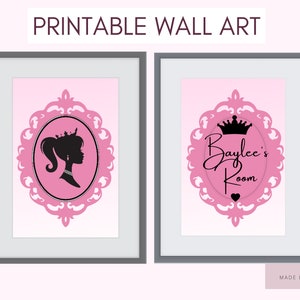 Girls Wall Art Girls Bedroom Wall Art Printable Wall Art for Girls Room ...