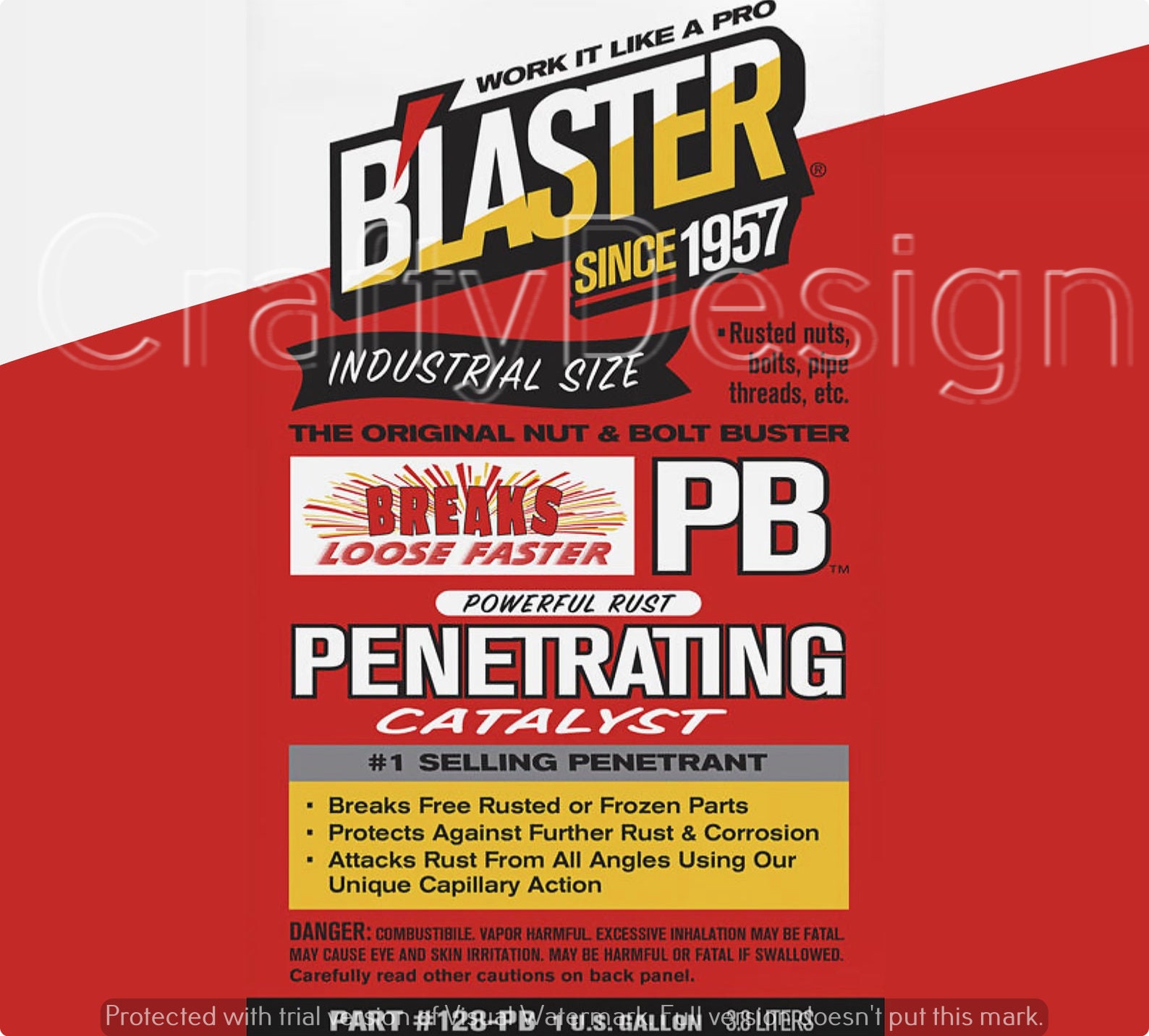PB Blaster White Can Tumbler – GarageGirlCreations