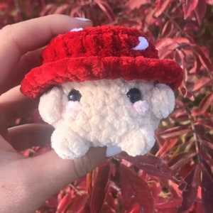 Customizable Crochet Mushroom Dude | Mini | Made to Order! |~CHUNKY & SOFT ~ |