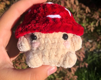 Crochet Mushroom Dude | Custom Color | Made to Order! |~CHUNKY & SOFT ~ |