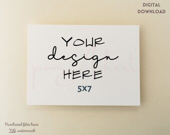 Card Mock up, 7x5 Card Mockup, Invitation Mockup, Invitation Mock up, Card Mockup 5x7, Wedding Invitation Mockup, Greeting Card Mockup