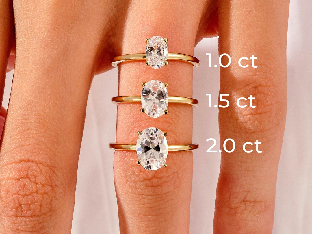 Ikuma Canadian Princess Cut Diamond Ring 14K, 1 ct.
