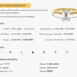 Vintage 2 PCS Wedding Set / 1.5 CT Unique Moissanite Engagement Ring Set / 14k Solid Gold Bridal Set for Women / Anniversary Rings Gifts image 10