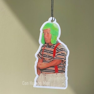 Medio Metro Auto Lufterfrischer | Grüner Apfelduft | latino, Hispanic, mexikanische Lufterfrischer, cumbias, LKW-Zubehör, el chavo del ocho