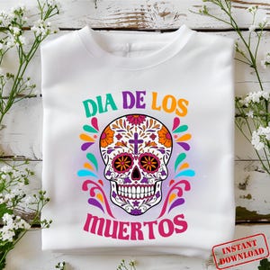 Dia de los Muertos Sugar Skull Le Jour des Morts png, Dia De Los Muertos png, Sugar Skull Png, Le Jour des Morts png, Skull Png, Skull Halloween