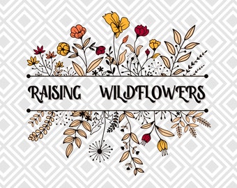 Raising Wildflowers PNG, Watercolor wildflowers Png, Meadow flowers clipart, Wildflowers sublimation design downloads, Wildflowers shirt Png