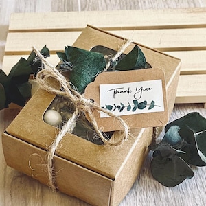 Personalized Gift Box Eucalyptus Essential Oil Car Diffuser Wedding Favor Thinking of you Gift for Guests Custom  Gift for her gift for Him
