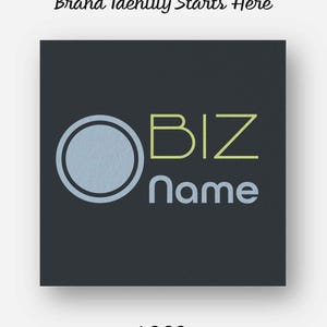 Kit di branding per piccole imprese / Logo + biglietto da visita digitale + carta intestata + blocco note + biglietto di ringraziamento / Branding unico nel suo genere