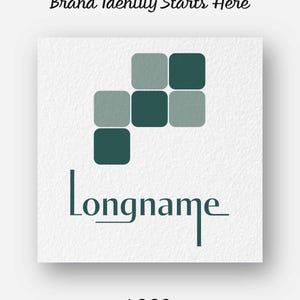 Kit di branding per piccole imprese / Logo + biglietto da visita digitale + carta intestata + blocco note + biglietto di ringraziamento / Branding unico nel suo genere