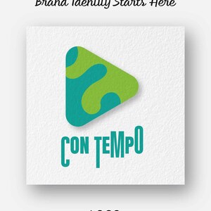 Kit di branding per piccole imprese / Logo + biglietto da visita digitale + carta intestata + blocco note + biglietto di ringraziamento / Branding unico nel suo genere