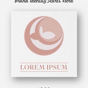 Kit di branding per piccole imprese / Logo + biglietto da visita digitale + carta intestata + blocco note + biglietto di ringraziamento / Branding unico nel suo genere