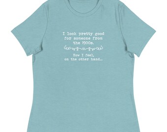 Camiseta holgada de mujer de los años 1900