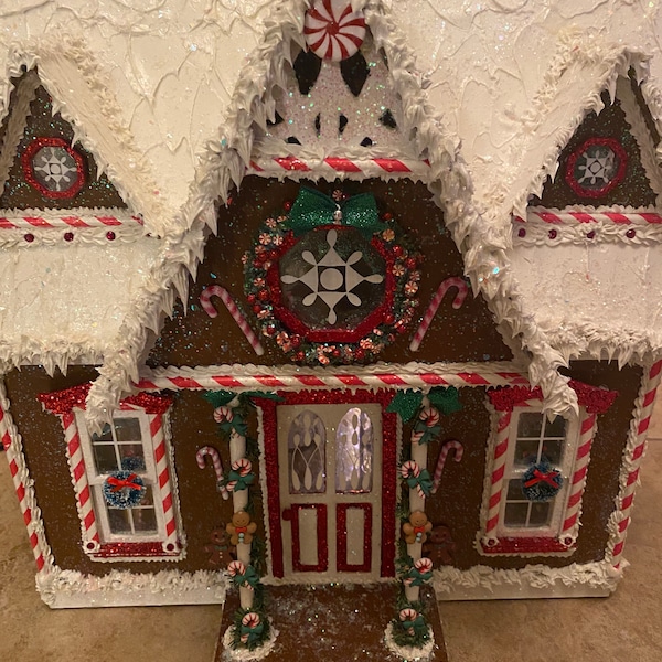 Christmas Dollhouse Etsy