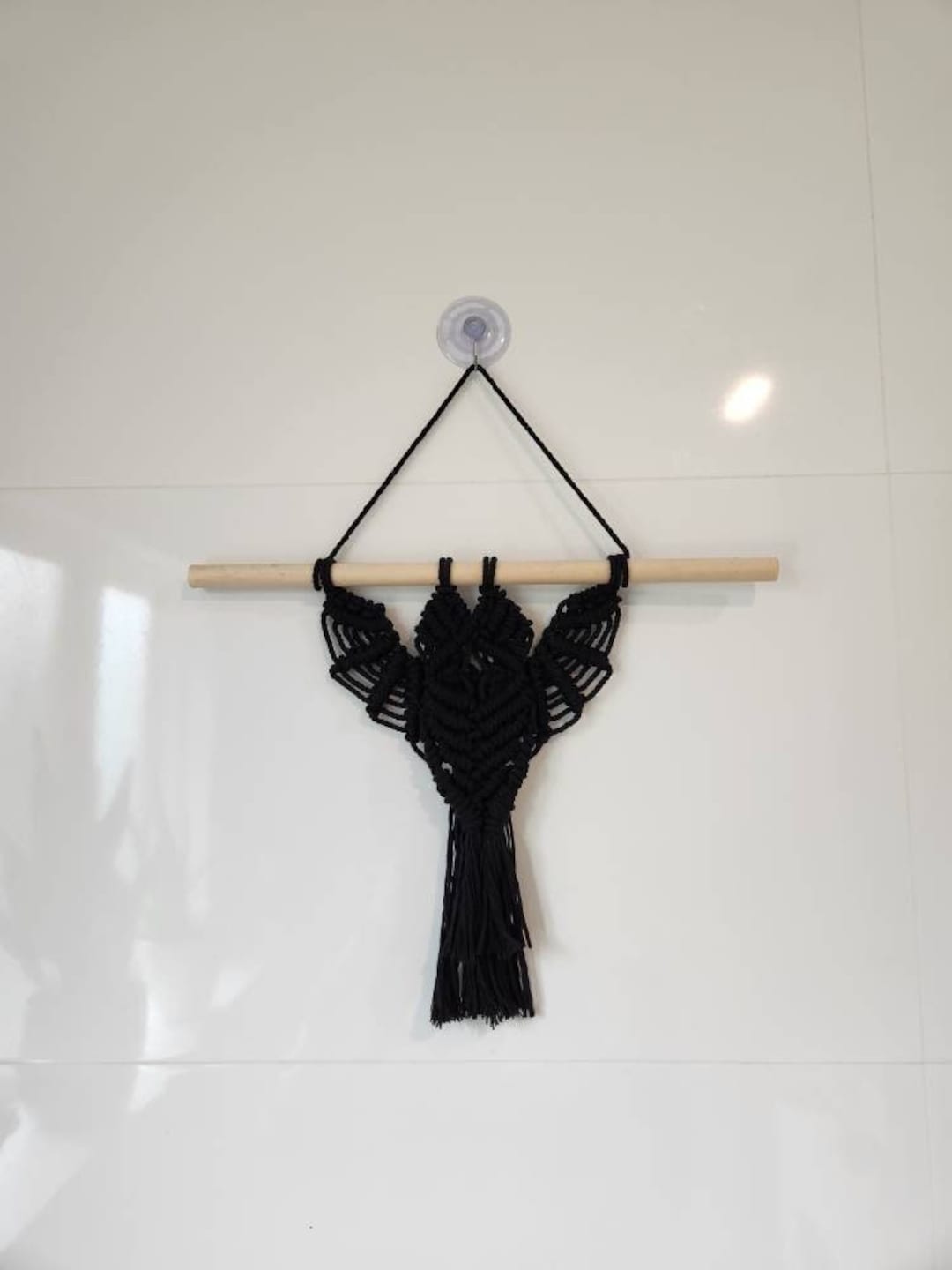 Macrame Bat Wall Hanging / Halloween Decoration / Bat Decor / Gothic ...