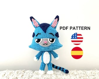 DIYPATROON - Rat kat - gehaakte amigurumi pdf (en/es)