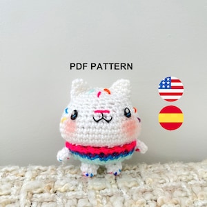 DIY ANLEITUNG - Kuchen Katze - Amigurumi Häkelanleitung PDF