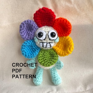 DIY PATTERN - Flower Figure Plush - Amigurumi Crochet PDF